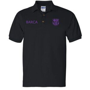 FC Barcelona black and purple polo men